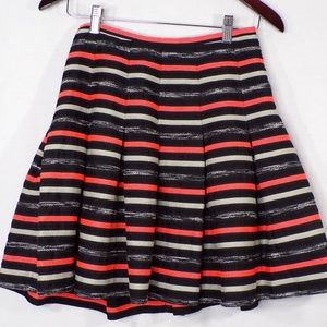 Anthropologie HD In Paris Striped Mini Skirt Sz 0